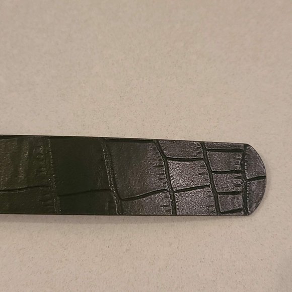 Black Patterned Belt - Picture 3 of 7